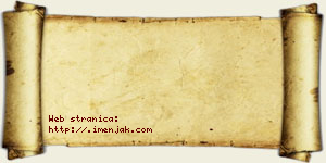 Isidora Piperac vizit kartica